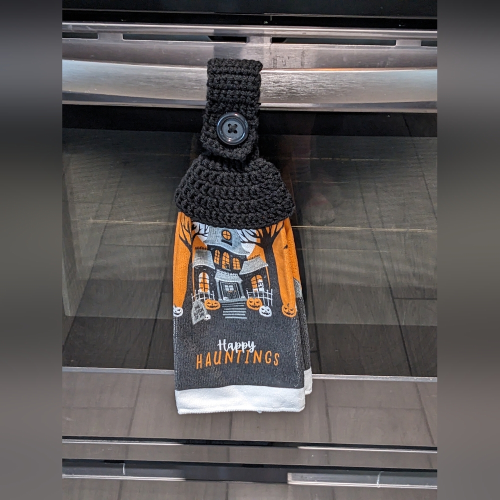 Halloween Kitchen Towel with holder